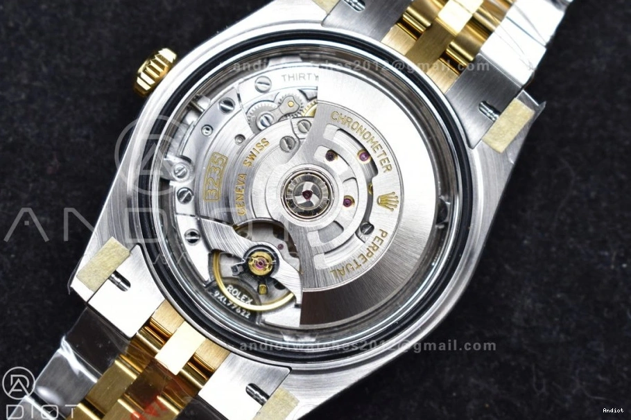 YG Gray 1:1 Bracelet 41 (Gain Weight) Dial Roman SS Best Steel 126333 Edition SH3235 904L SS ARF YG Green DateJust on Jubilee 1103